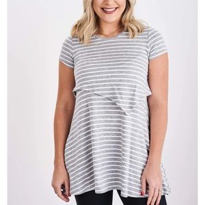 Latched mama nursing tunic